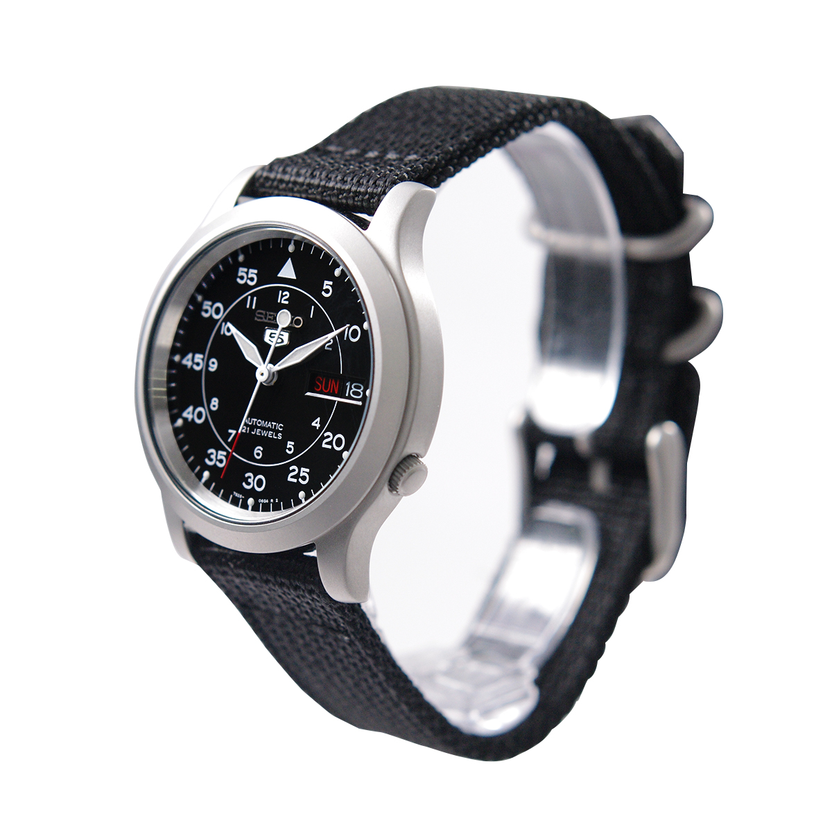 【楽天市場】セイコー SEIKO 5 腕時計 海外モデル 自動巻き ミリタリー ブラック SNK809K2 メンズ [逆輸入品]：アッキー