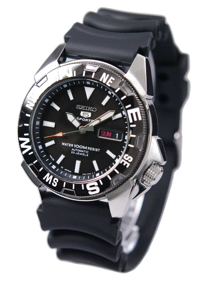 【楽天市場】セイコー SEIKO 5 スポーツ 腕時計[日本製]海外モデル 自動巻き ブラック SNZE81J2 メンズ [逆輸入品