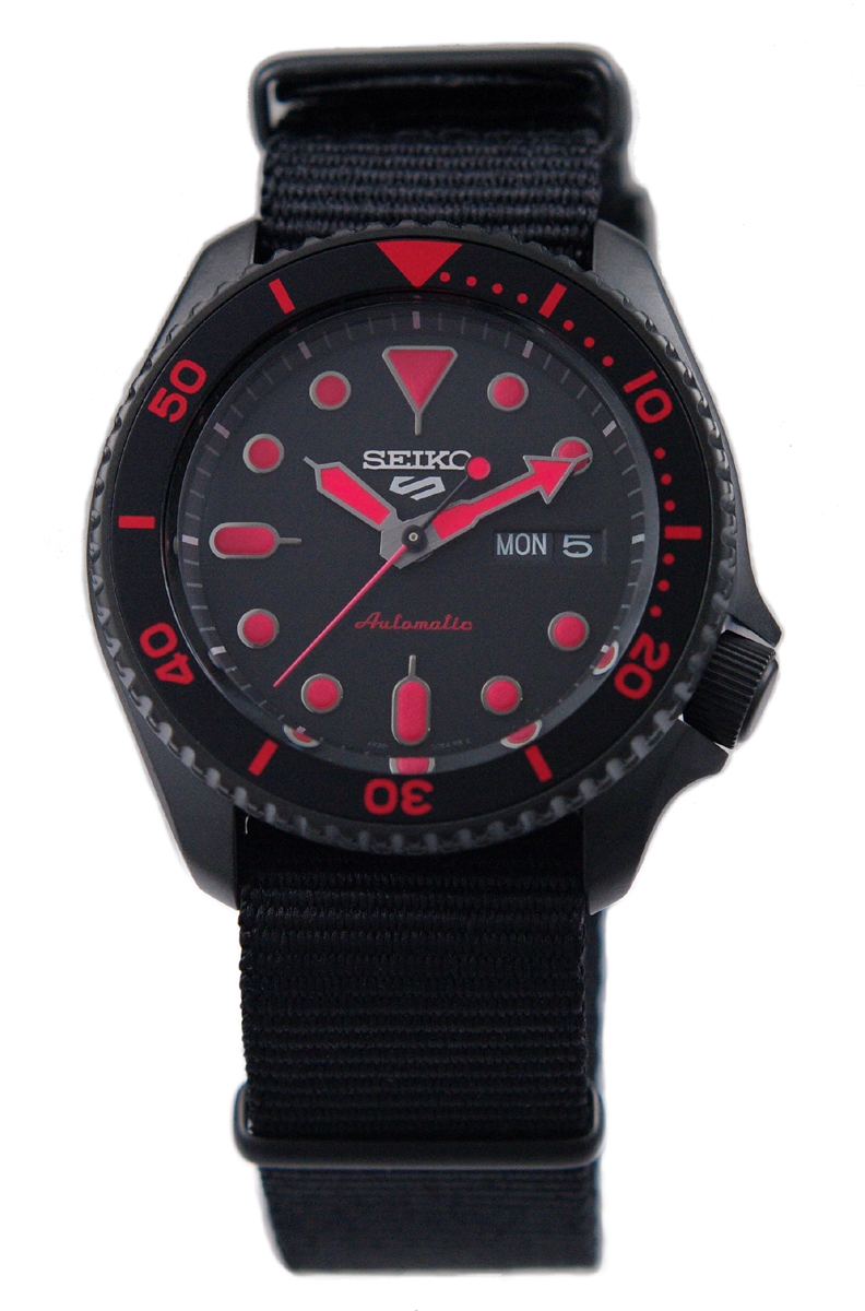【楽天市場】セイコー SEIKO 5 SPORTS 腕時計 海外モデル 自動巻き(手巻付き) 100m防水 レッド/ブラック SRPD83K1