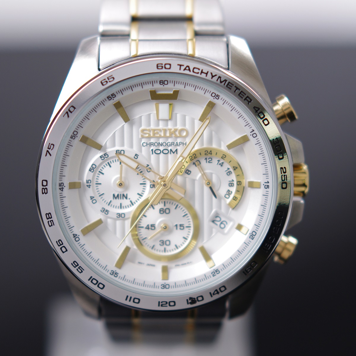 【楽天市場】セイコー SEIKO 腕時計 クオーツ クロノグラフ 100M防水 ホワイト文字盤 海外モデル SSB309P1 メンズ [逆輸入