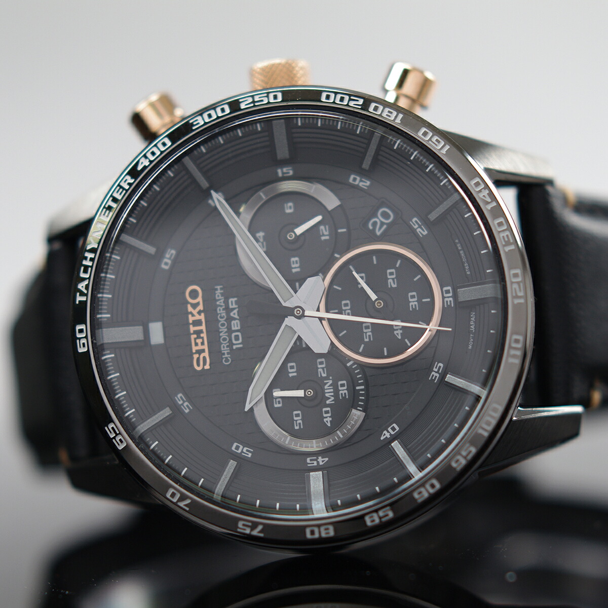 最安 セイコー Seiko 腕時計 クオーツ クロノグラフ 100m防水 ブラック文字盤 Ssb361p1 メンズ 逆輸入品 時間指定不可 Www Faan Gov Ng