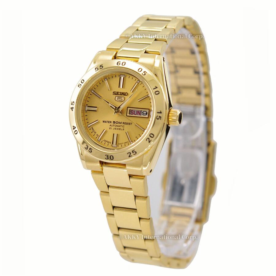 超希少　SEIKO5 海外限定　ゴールド フルコマ 楽天市場】セイコー SEIKO 腕時計 セイコー5 ゴールドカラー