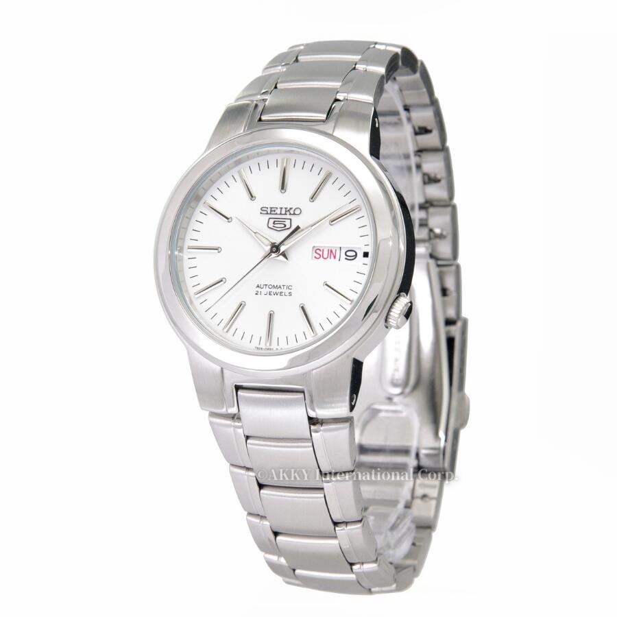 楽天市場】セイコー SEIKO 5 腕時計 機械式 自動巻き ホワイト文字盤 