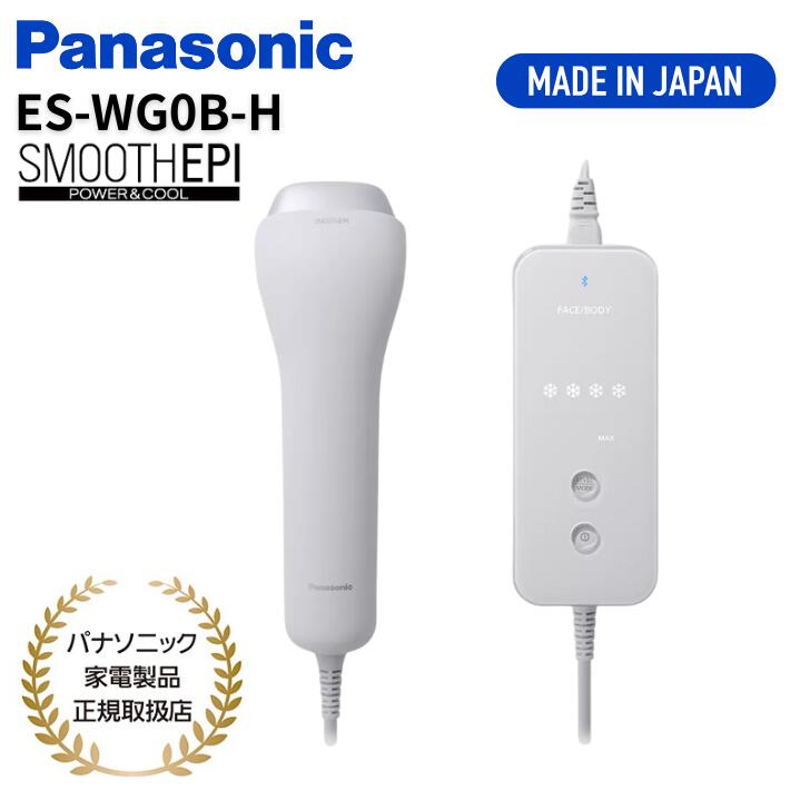 【現ナマうしろ側客体商いもの】【★6/4 20時～押さえる★抽せんで100%尖んがりうしろ側(要エントリー)】パナソニック Panasonic 光エステ スムースエピ 力強さ＆冷やりとした 薄墨色  ES-WG0B-H 貨物輸送無料