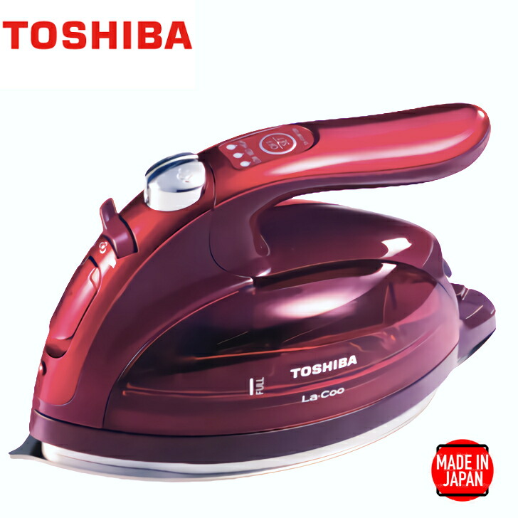 60%OFF】 東芝 コードレススチームアイロン 220V 50 60Hz ツーリスト