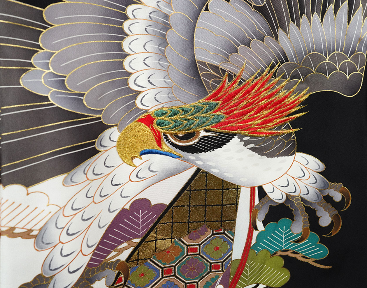 お宮参り着物男児祝着正絹のしめ初着産着新品