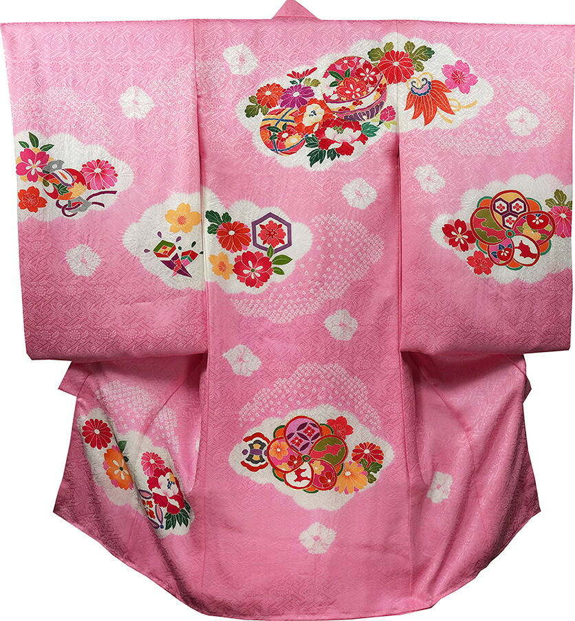お宮参り 着物 女 女児祝着 正絹 のしめ 初着 産着 新品j31020｜あこがれゆめ