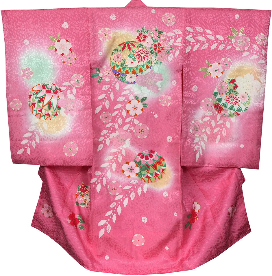 お宮参り 着物 女 女児祝着 正絹 のしめ 初着 産着 新品j3202