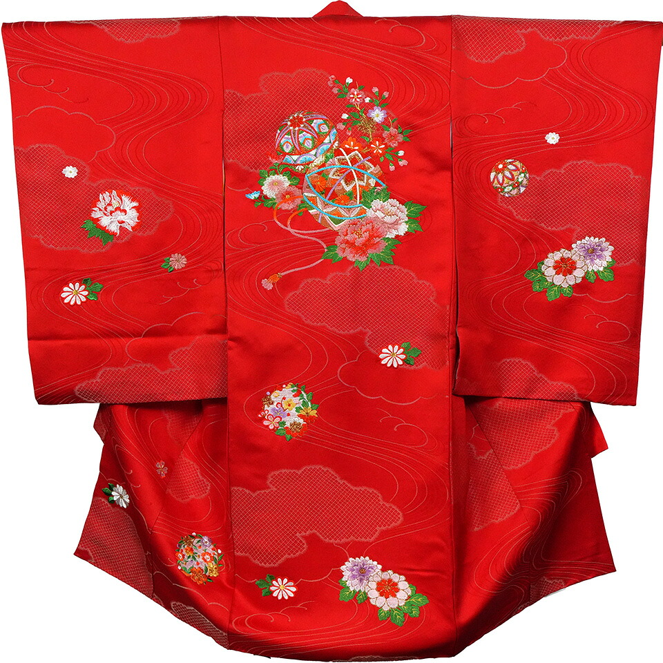お宮参り 女の子 着物 女児祝着 正絹 のしめ 初着 産着 新品j3903｜あこがれゆめ