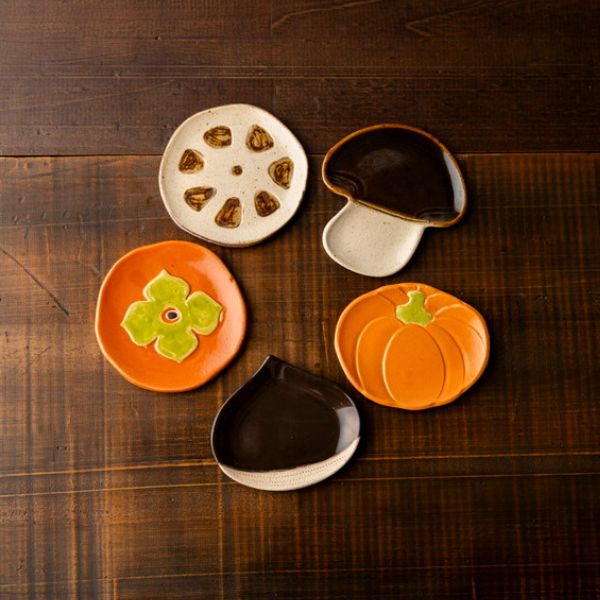 小皿 豆皿 AKOMEYA 柿 栗 蓮根 きのこ 小皿 豆皿 AKOMEYA 柿 栗 蓮根 きのこ