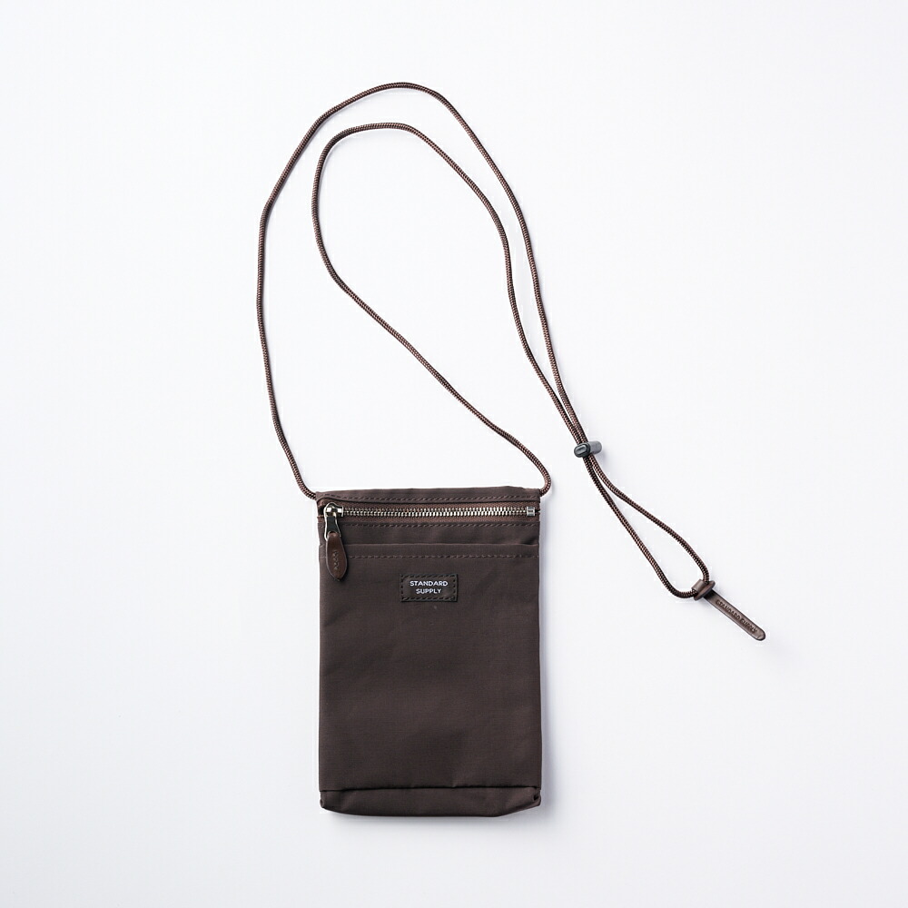 楽天市場】STANDARD SUPPLY/ SLING PURSE M ダークブラウン : AKOMEYA