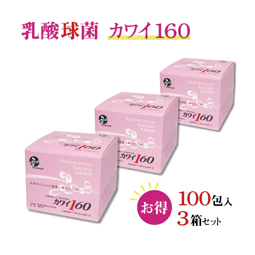 【定め事店】カワイ 乳酸菌 kawai カワイ 160 3箱 含ませる球菌 カワイ株 160瓱取り入れる/包 1g 100包 突っ支い棒手合い 思わしい食料雑貨類 思わしいサプリ 乳酸菌 加えること 河合乳酸菌 母の日