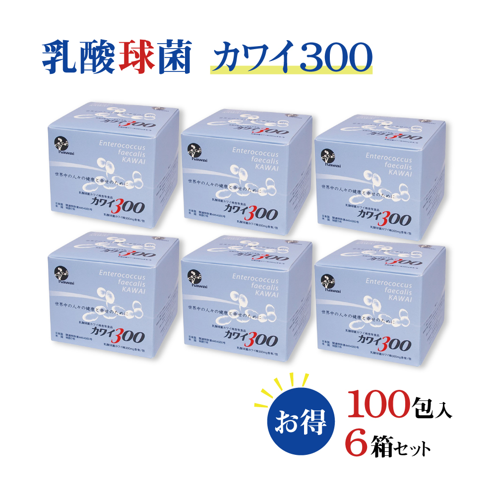 カワイ 乳酸菌 kawai 包 6箱 健康食品 乳酸球菌カワイ株 300 カワイ