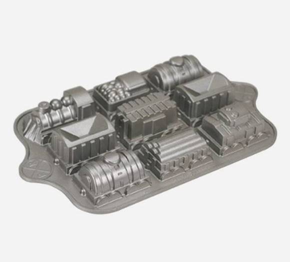 ノルディックウエア プレミアムコレクション トレイン パンケーキ型 電車型 Nordic Ware Platinum Collection Train Pan