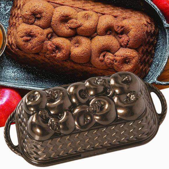 ケーキ型 パン焼き型 焼き型 お菓子作り バントケーキ ゼリー型 プリン型 製菓道具 バントケーキ ノルディックウエア　 Nordic Ware Apple Basket Loaf アップルバスケットローフ パン りんご リンゴ 林檎
