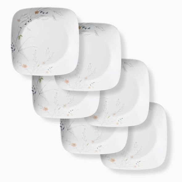 【楽天市場】コレール 食器6点セット ランチプレート ワンプレート 前菜 中皿 四角皿 プレート 取り皿 お皿セット 食器セット 花柄