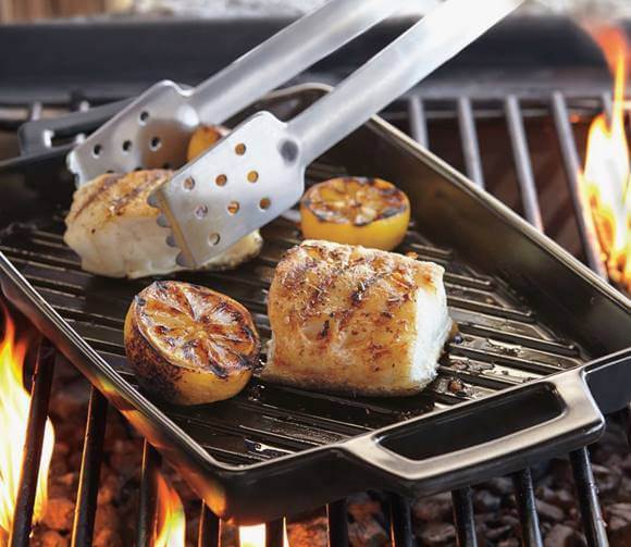 プロセラミック グリルパン 鉄板焼 バーベキュー Sur La Table Pro Ceramic Grill Pan|akt8 店
