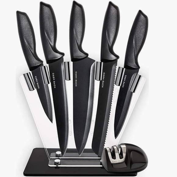 楽天市場】 包丁セット、プロ14ピースシェフナイフセットキッチン