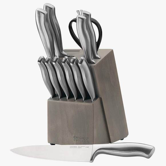 ナイフセット 包丁セット 13点セット キッチンナイフセット ブロック付 刃物 ほうちょう シカゴカトラリー Chicago Cutlery Insignia Knife Block Set｜akt8 店
