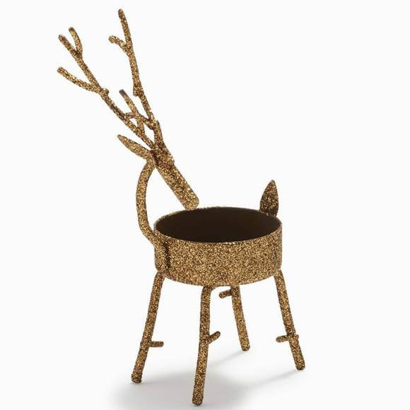 トナカイ キャンドルフォルダー ろうそく入れ Standing Reindeer Tealight Candle Holder クリスマスパーティー用 キャンドルスタンド