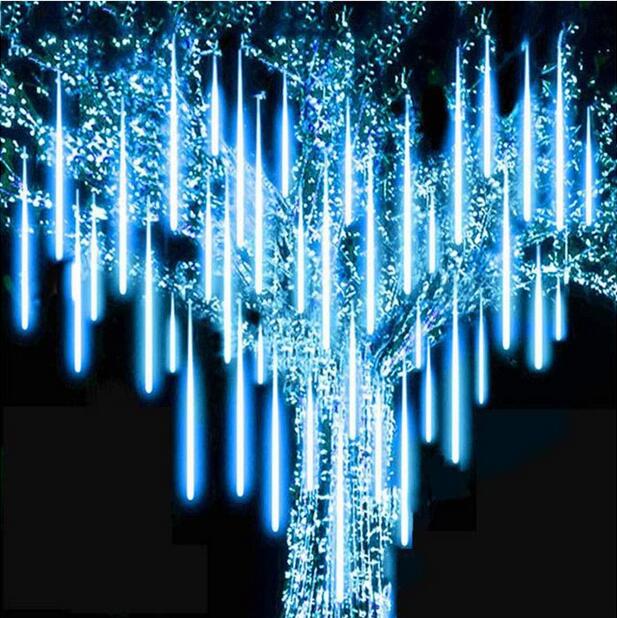 LEDイルミネーションライト 屋外 30cm 10本 ５個セット フォールライト スノーフォールライト  流れ星 流星 スノードロップライト クリスマス飾り  防水