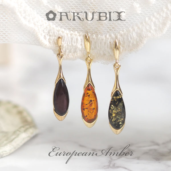 k18 天然琥珀　ブレスレット　バングル　イヤリング　セット　コハク j600c.jpg