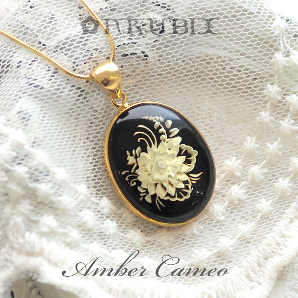 琥珀カメオブローチ 楽天市場】【バルト海の琥珀】1点ものハンドメイド アンティーク