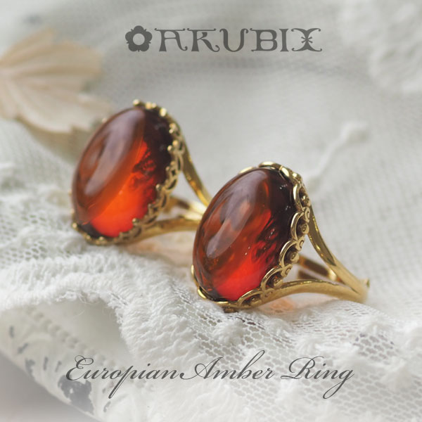 楽天市場】【バルト海の琥珀】シルバーリング ハンドメイド