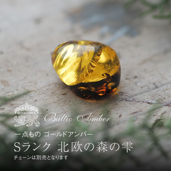 楽天市場】【バルト海の琥珀】1点もの大粒イエローアンバーネックレス