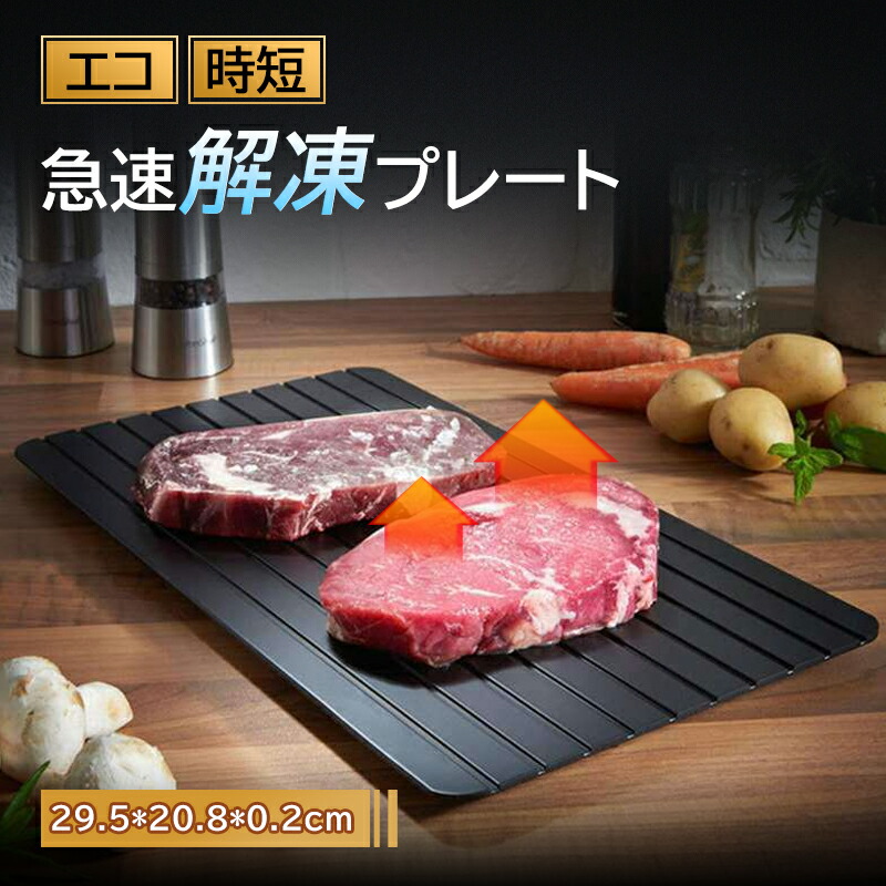 TWINBIRD 解凍プレート　速鮮力　未使用品 * 楽天市場】ハイスピード 解凍プレート 23×16cm 冷凍 急速解凍