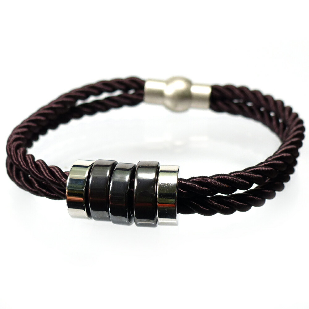 [JBANS CLASSIC] ツートンツイスト 革 ブレスレット セット b1126-1.jpg