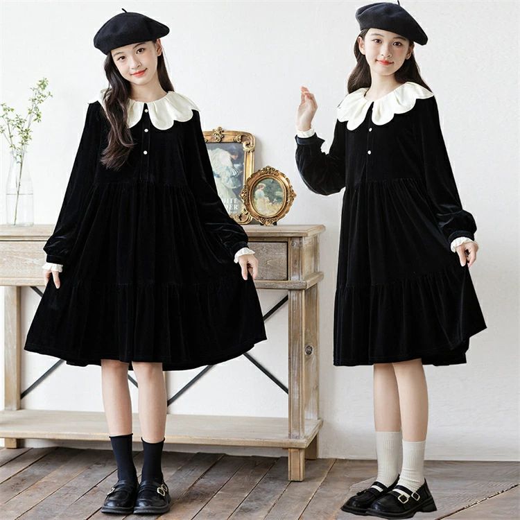 卒業式 スーツ 女の子 卒業式 小学校女子 なんちゃって制服 卒服 女の子 卒業式 女の子 小学生 卒業式 小学校 卒業式 服 女子 韓国 制服 ピアノ発表会 ワンピース 卒園式 フォーマル 裹起毛 黒 フリル 子供服 七五三 ガールズ 子供 カジュアル お嬢様 お受験