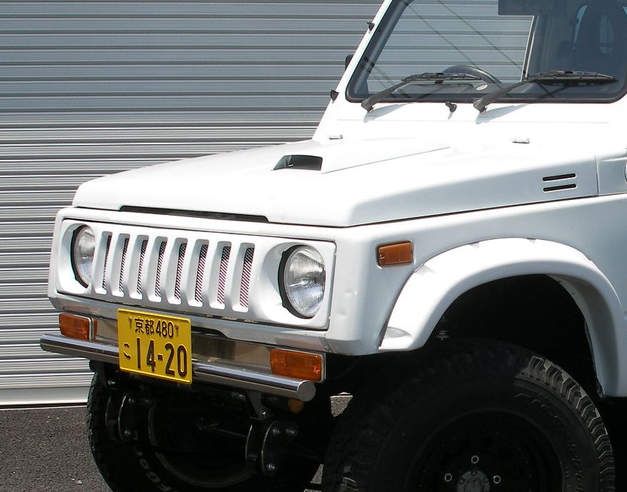 SUZUKI JA11 サムライ仕様フロントグリル　shinji@ スズキ - JA11フロントグリル♪初期1型グリル♪新品送料込み