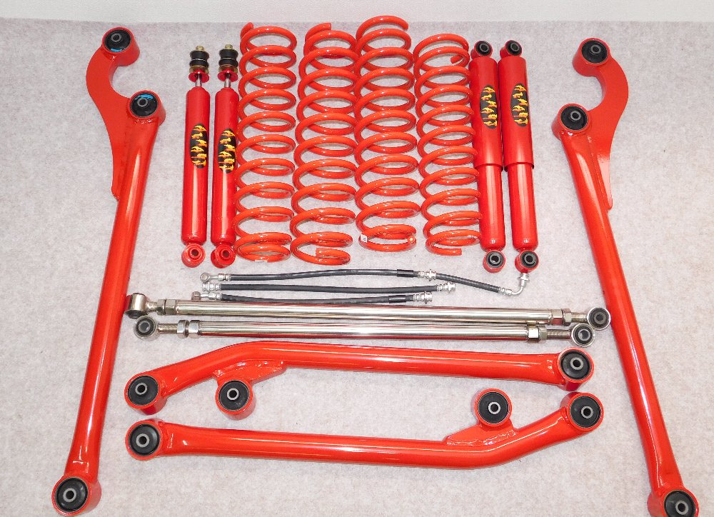 楽天市場】ジムニーjb23 4インチ リフトアップサス Wアーム