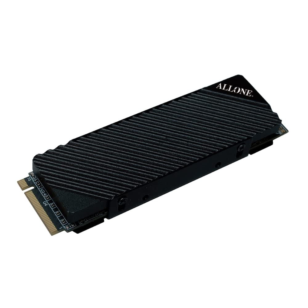 アローン(Allone) PS5用 内蔵M.2 SSD 1TB ブラック 2.5×1×8.5cm ゲーム ストレージ容量増設 放熱用ヒートシンク搭載 高速なデータ転送速度 ALG-P5M2SD1T