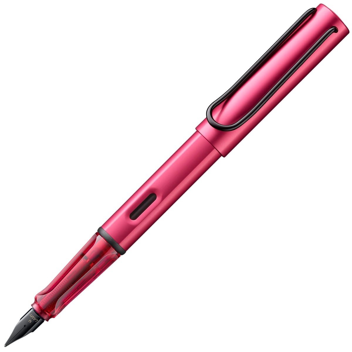 ラミー アルスター 2024年 限定モデル 万年筆 ファイアリー Lamy AL-star D09 軽量アルミニウム万年筆 燃えるような人間工学に基づいたグリップと研磨されたスチールペン先 ステッチ幅 細字 インクカートリッジ付き T 10 ブルー