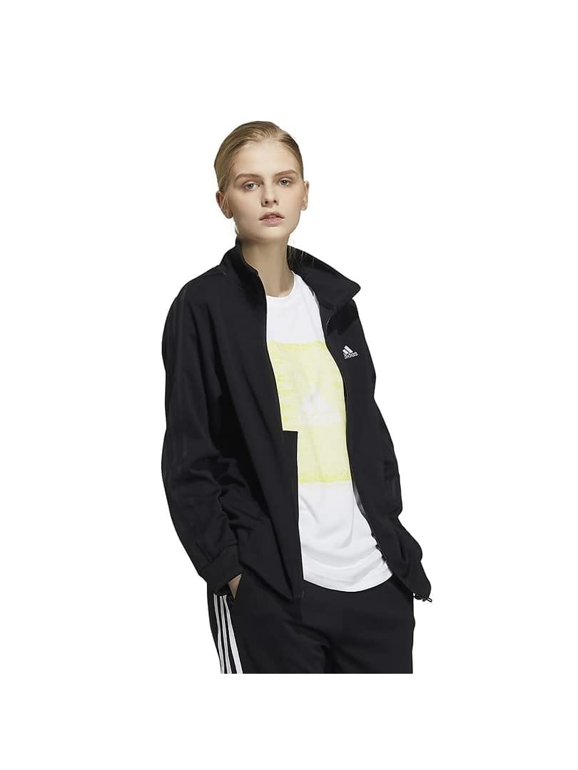 adidas(アディダス) ジャージトップ3ストライプス ダブルニット トラックトップ JIL43レディース