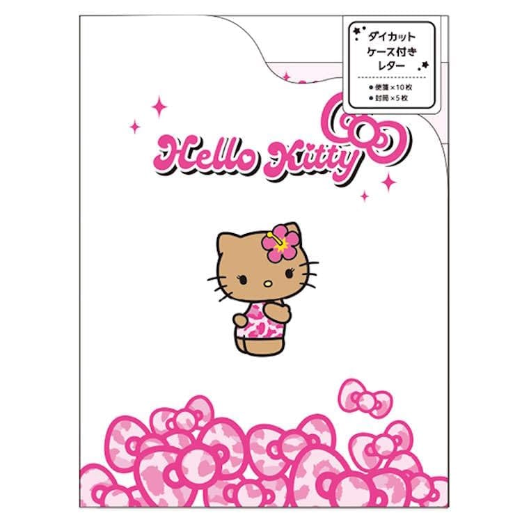 楽天市場】ハローキティ ダイカットケース付きレター リボン レター