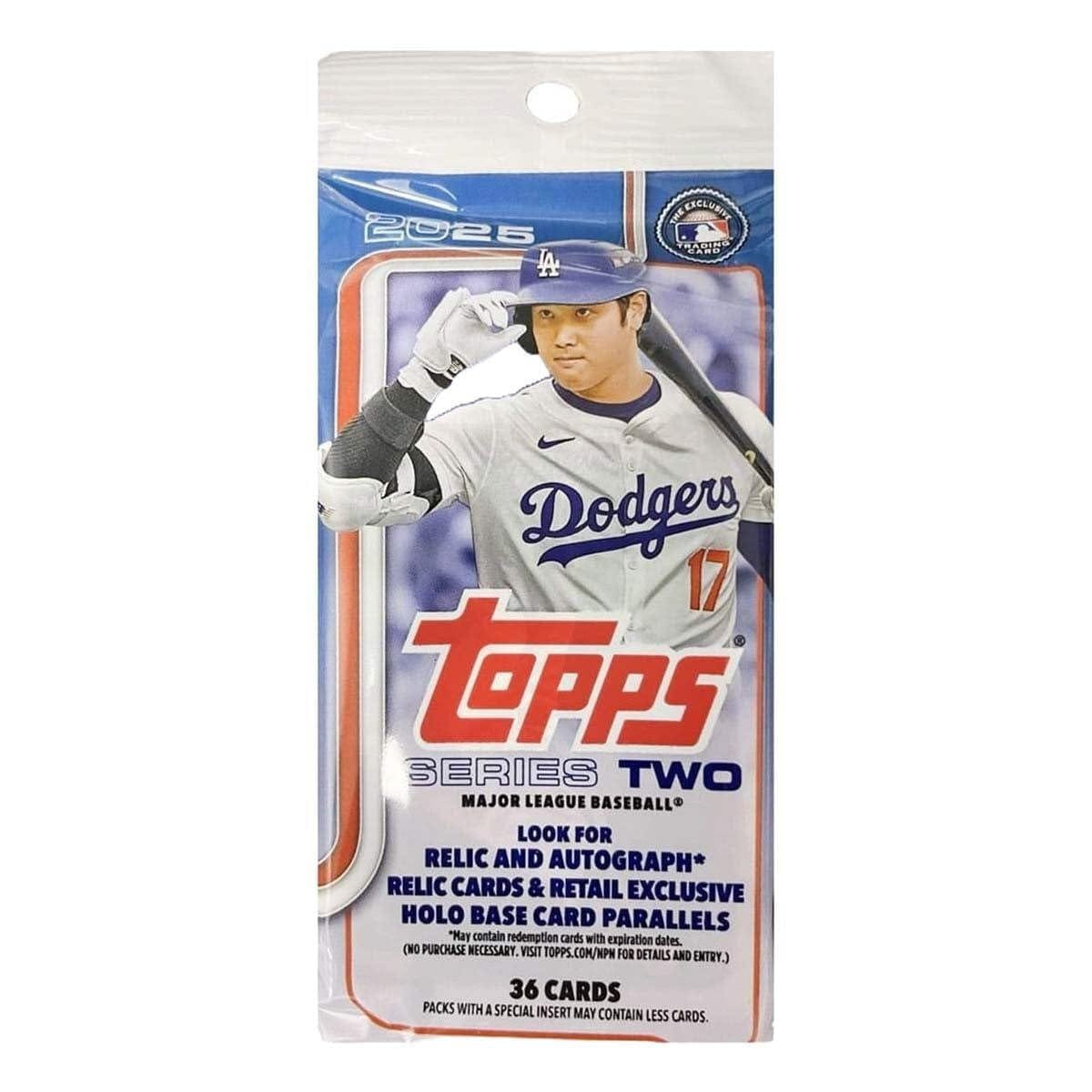 2025 Topps MLB 野球シリーズ 2 ファットパック 1パック36枚
