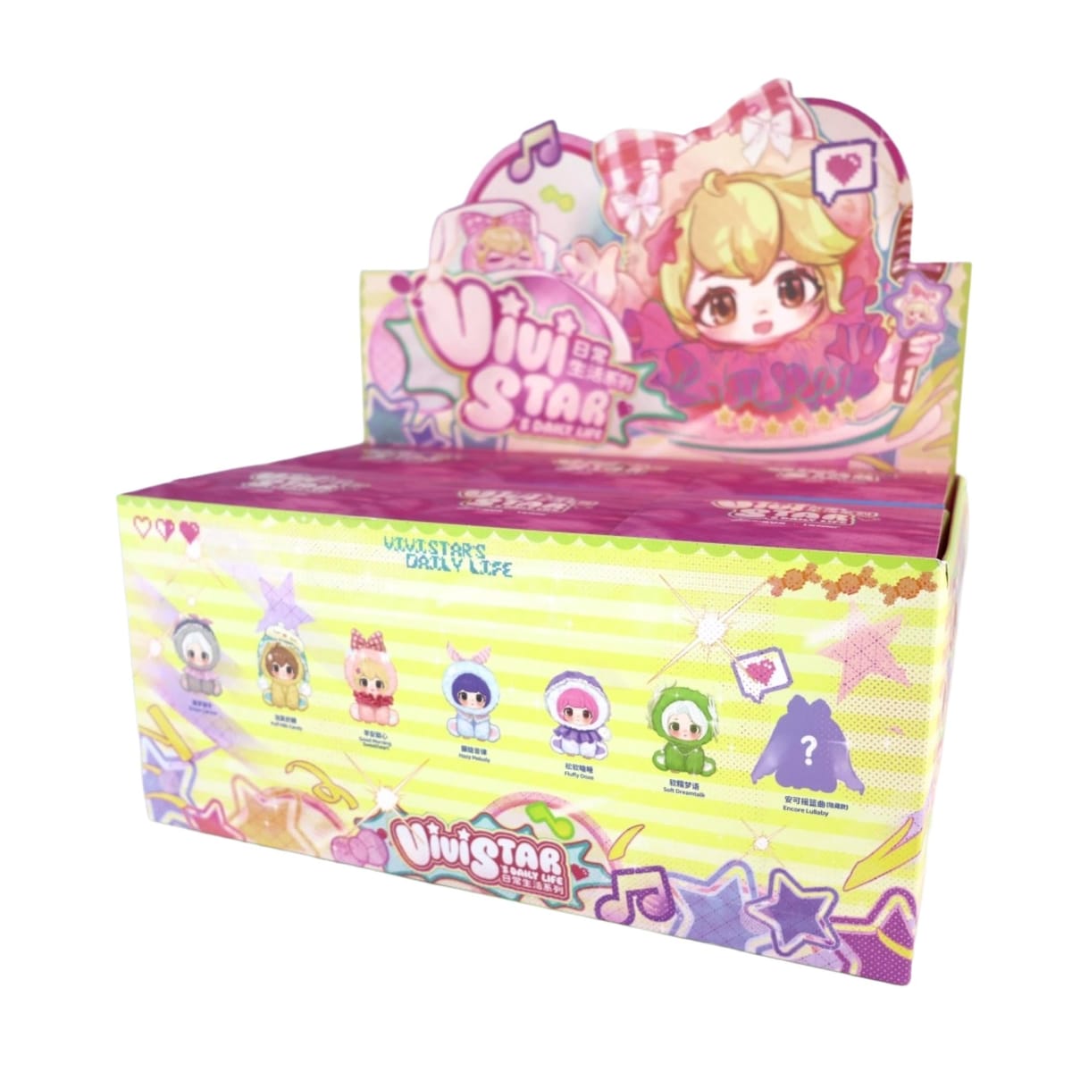 ハシートップイン ビビスター（デイリー生命現象）BOX （6個入り口・入口）仕掛ける LV-3627 目かくし ぬいぐるみ