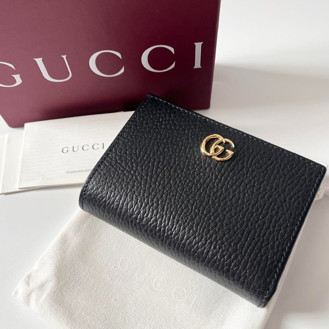 【あかぐまさん様】GUCCI グッチ　シマ　ドリアン　二つ折り　財布　ブラック 楽天市場】【財布】GUCCI グッチ グッチシマ ドリアン 2つ折財布 二
