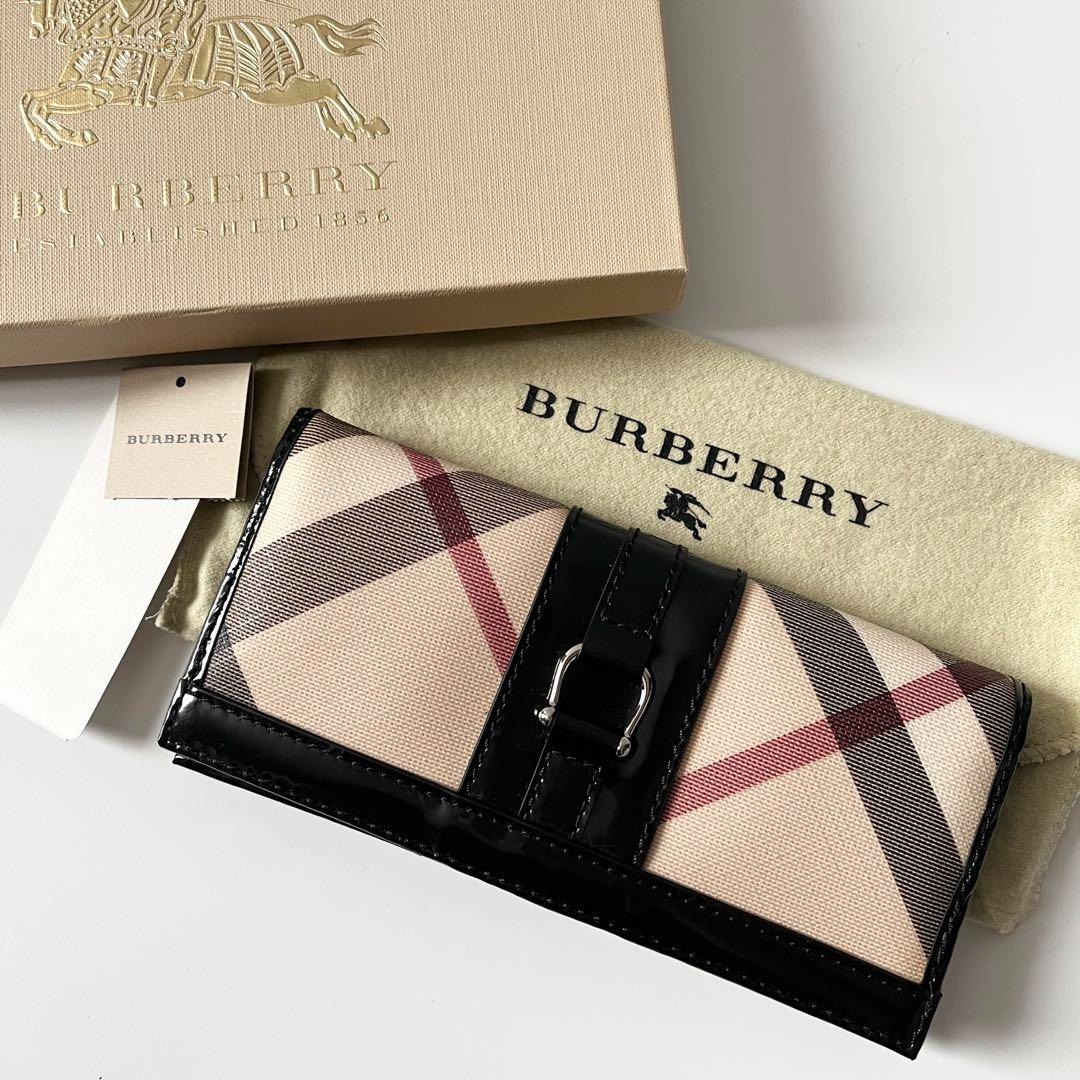 楽天市場】【未使用品】【財布】BURBERRY バーバリー スモーク