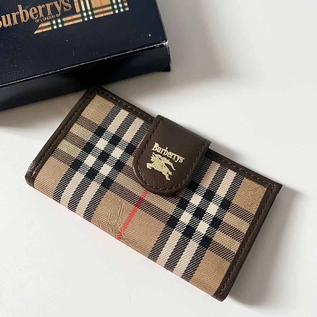 未使用　バーバリー　BURBERRY　6連キーケース　PVCレザー　チェック柄 楽天市場】【未使用品】BURBERRY バーバリー キーケース 6連キーケース
