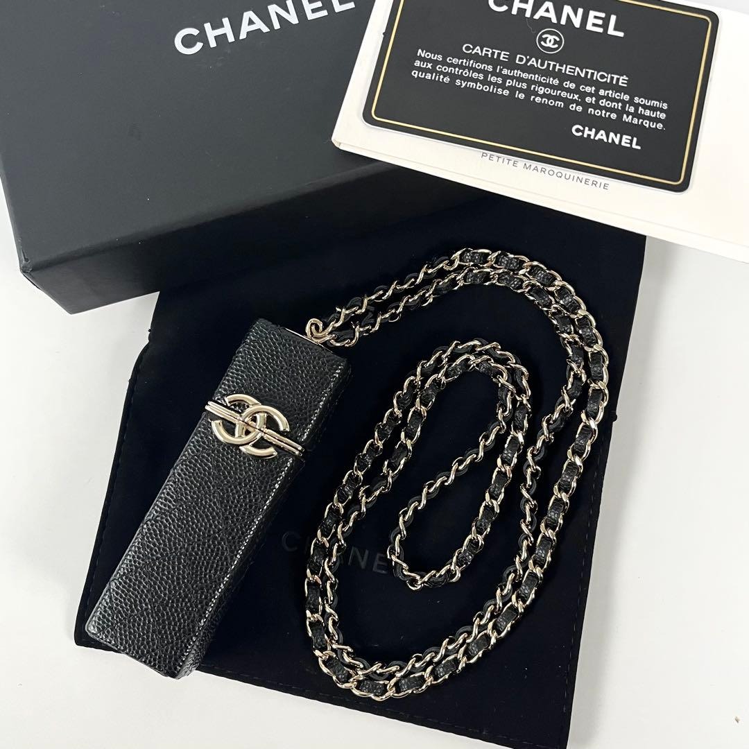 楽天市場】【CHANEL】シャネル 携帯ストラップ リップチャーム