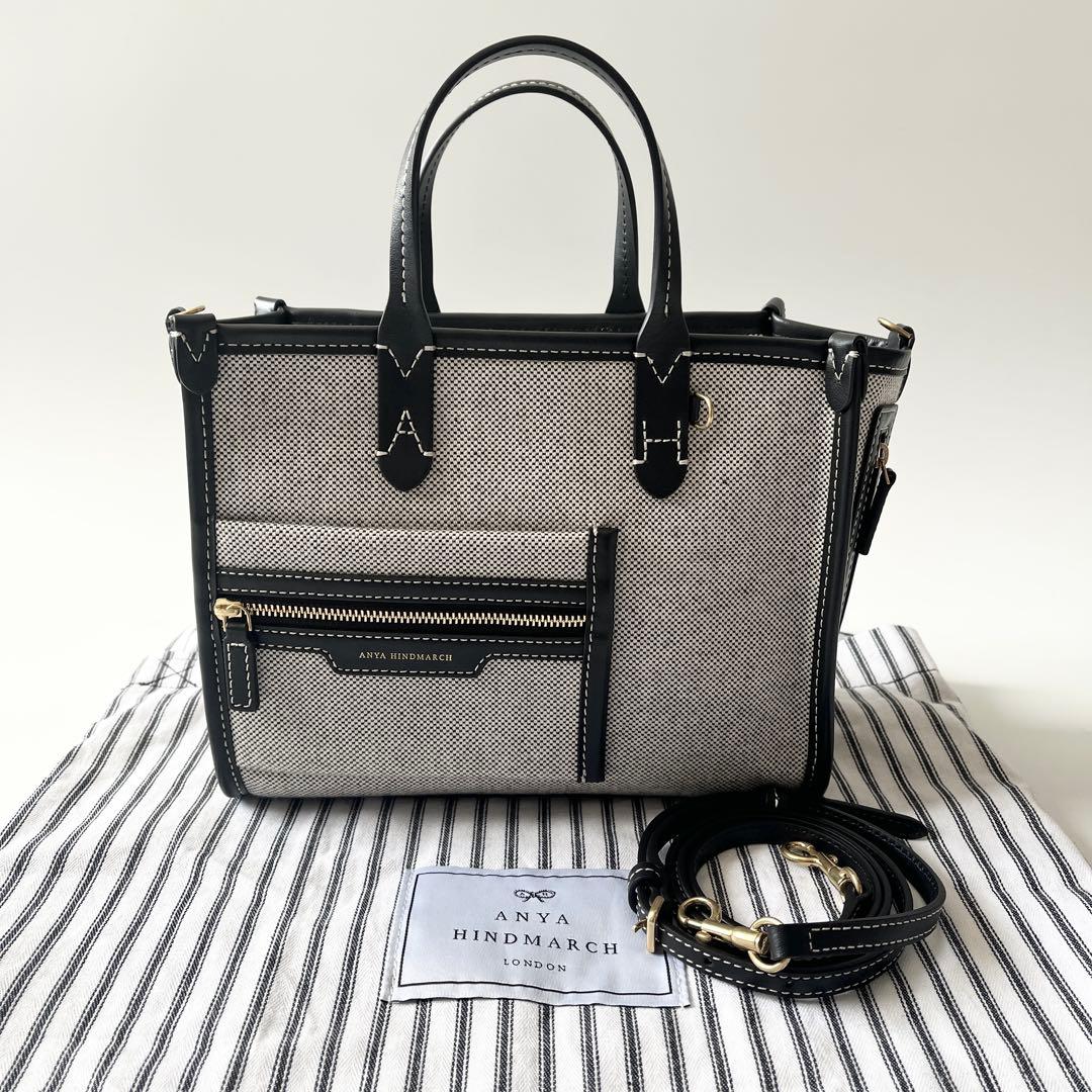 Anya Hindmarch アニヤハインドマーチ リボンロゴ柄 トートバッグ 楽天市場】アニヤハインドマーチ トートバッグ ANYA HINDMARCH