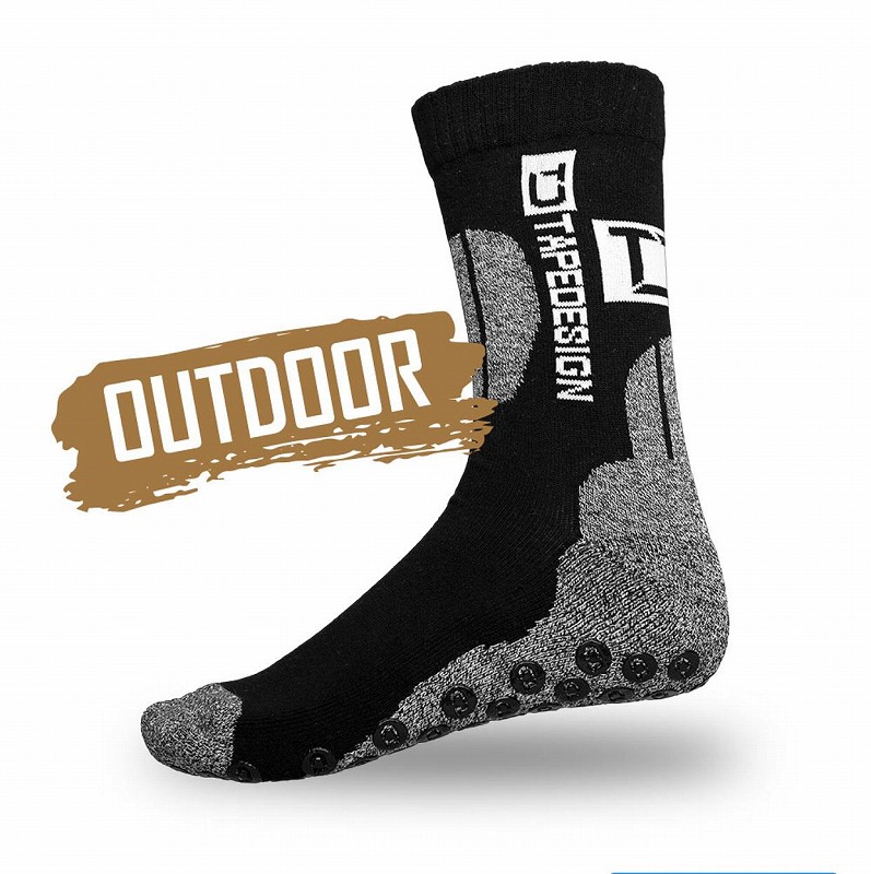 Tape Design アウトドアモデル テープデザインソックス 靴下 グリップソックス ずれない 滑り止め 滑らない ハイキング ソックス 登山