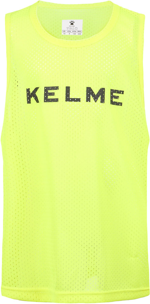 Kelme ケレメケルメ 子供用ジュニアトレーニングベストビブスサッカー フットサルネオンイエロー Tts K15z247 930 ゲームシャツ ユニフォーム 練習着 プラシャツ パンツ サッカー フットサル Crunchusers Com