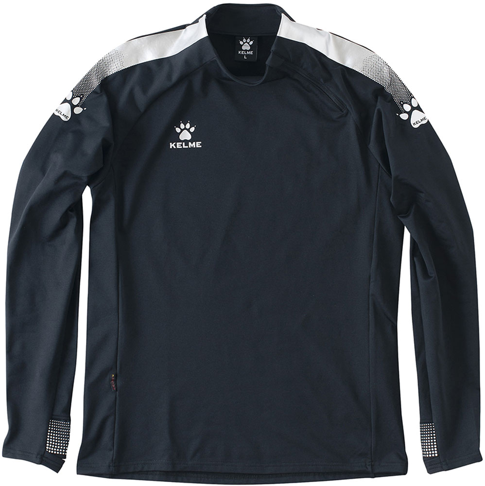 KELME（ケレメ） トレーニングジャケット男女兼用ユニセックスサッカー・フットサルブラック　黒 (tts-kc20s306-000) トレーニングウェア　サッカー　フットサル　プレゼント　ギフト