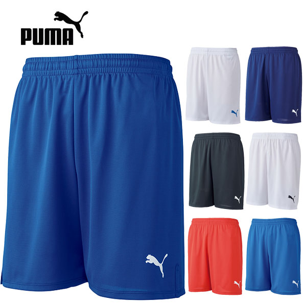 black puma soccer shorts