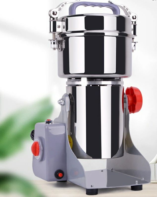 新生活 製粉機 家庭用 業務用 電動製粉機 ハイスピードミル コンパクト 粉砕機 700g 小型 電動ミルスパイス 穀物粉砕機 米粉 小麦 生薬 スパイス粉 食品